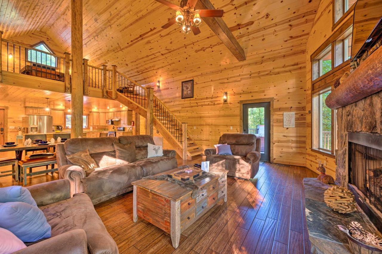 Creekside Broken Bow Cabin With Hot Tub And Fire Pit! Stephens Gap Eksteriør bilde