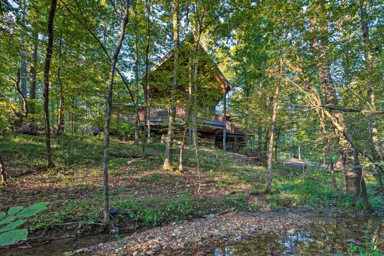 Creekside Broken Bow Cabin With Hot Tub And Fire Pit! Stephens Gap Eksteriør bilde