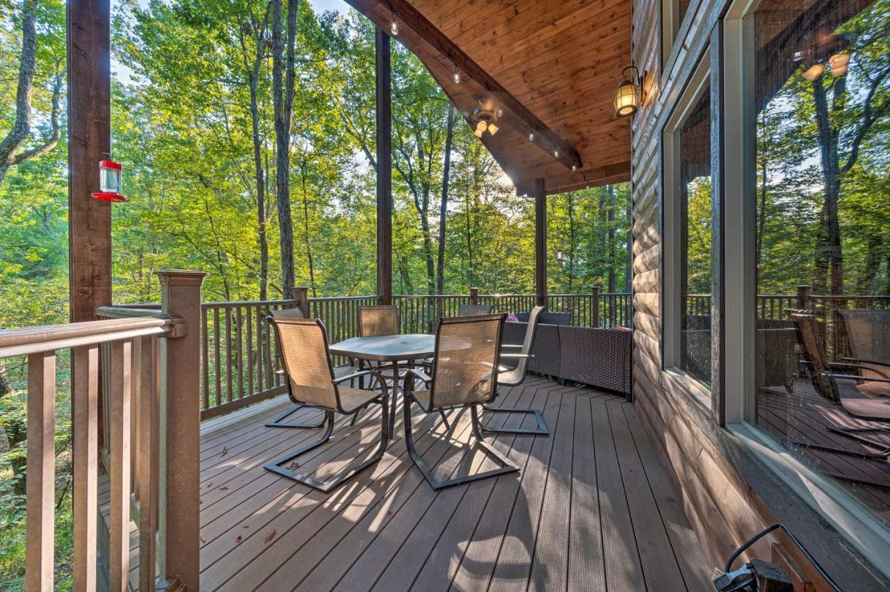 Creekside Broken Bow Cabin With Hot Tub And Fire Pit! Stephens Gap Eksteriør bilde