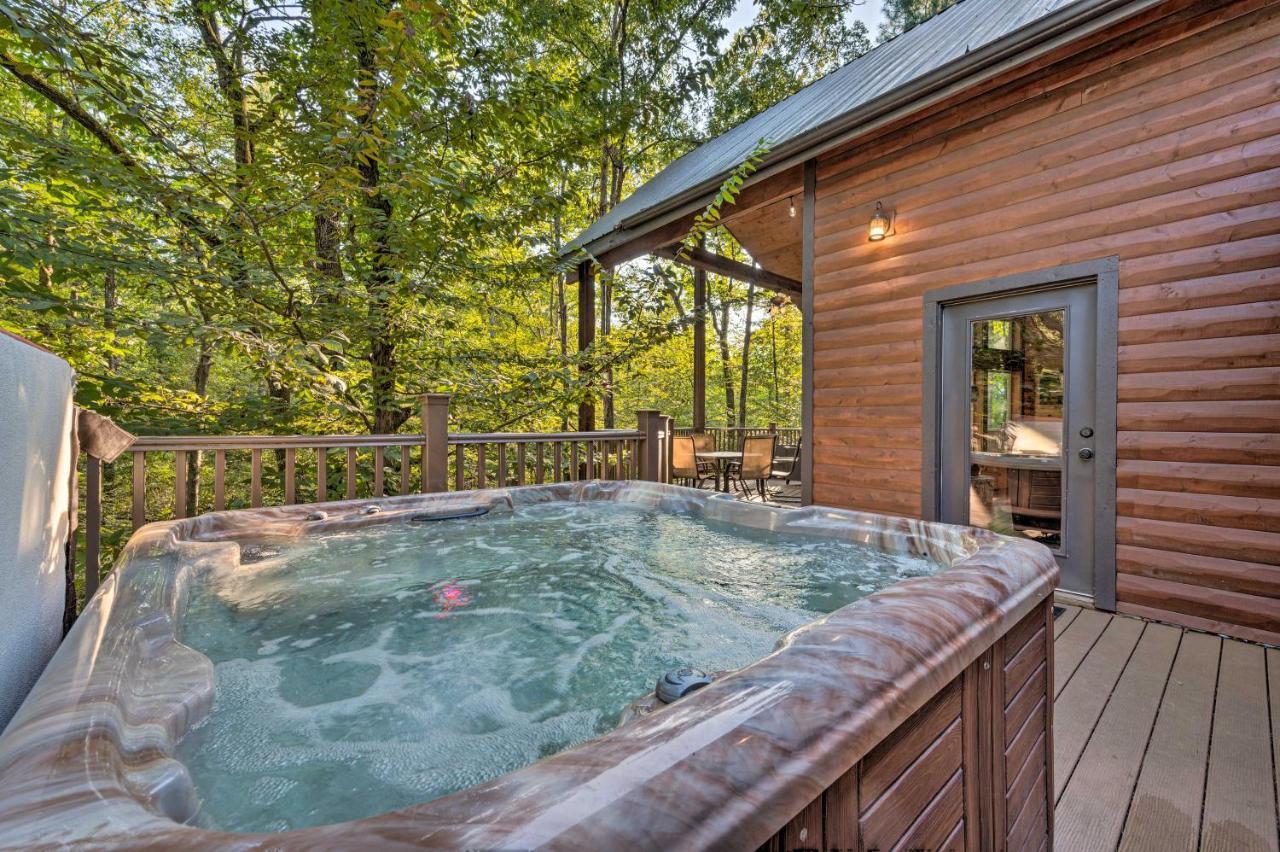 Creekside Broken Bow Cabin With Hot Tub And Fire Pit! Stephens Gap Eksteriør bilde